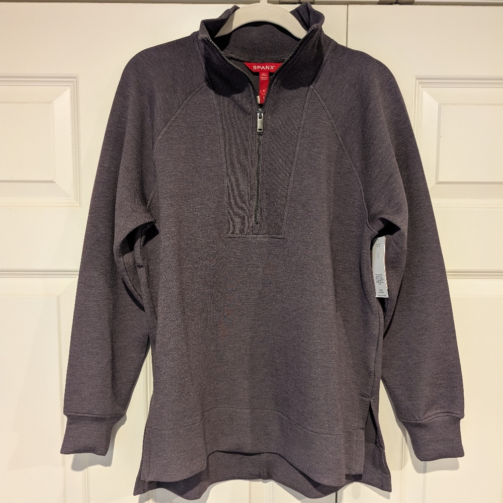 NWT SPANX AirEssentials® Brushed Half Zip Tunic - Picture 5 of 7